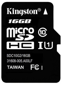 Kingston microSDHC 16GB