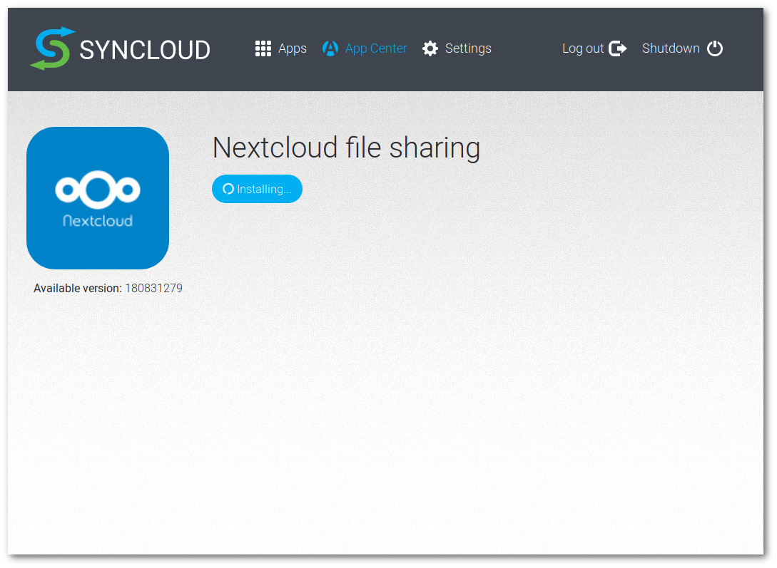 Syncloud App Install