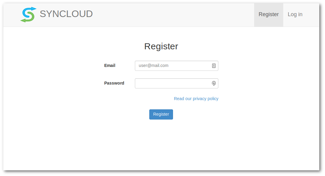 Syncloud Registration