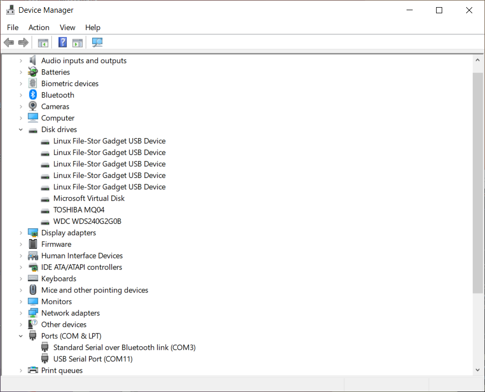 device manager Screenshot